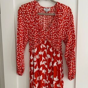 Diane von Furstenberg for Target Ginkgo V-Neck Maxi Dress